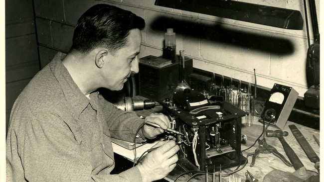 Borkenstein Working On Breathalyer Prototype1