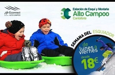 La estación de esquí de Alto Campoo celebrará la Semana del Esquiador con precios especiales