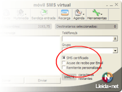 SMS certificados probados con éxito