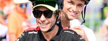 Lando Norris es tan friki de MotoGP que su ídolo no es ningún piloto de F1, es Valentino Rossi. Y su casco lo demuestra 