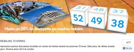 Aproveche las 72h de rebajas en Expedia.es