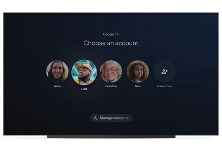 Google TV プロフィール
