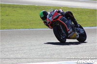 Eugene Laverty domina de momento en Jerez incluso por delante de las Ducati de MotoGP