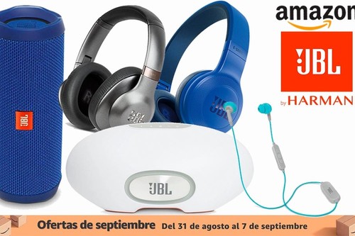 Ofertas de septiembre en Amazon: auriculares de diadema, de tapón y altavoces Bluetooth JBL a los mejores precios