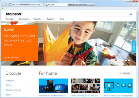 El estilo Metro llega a la web de Microsoft