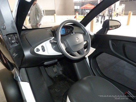interior del Renault Twizy