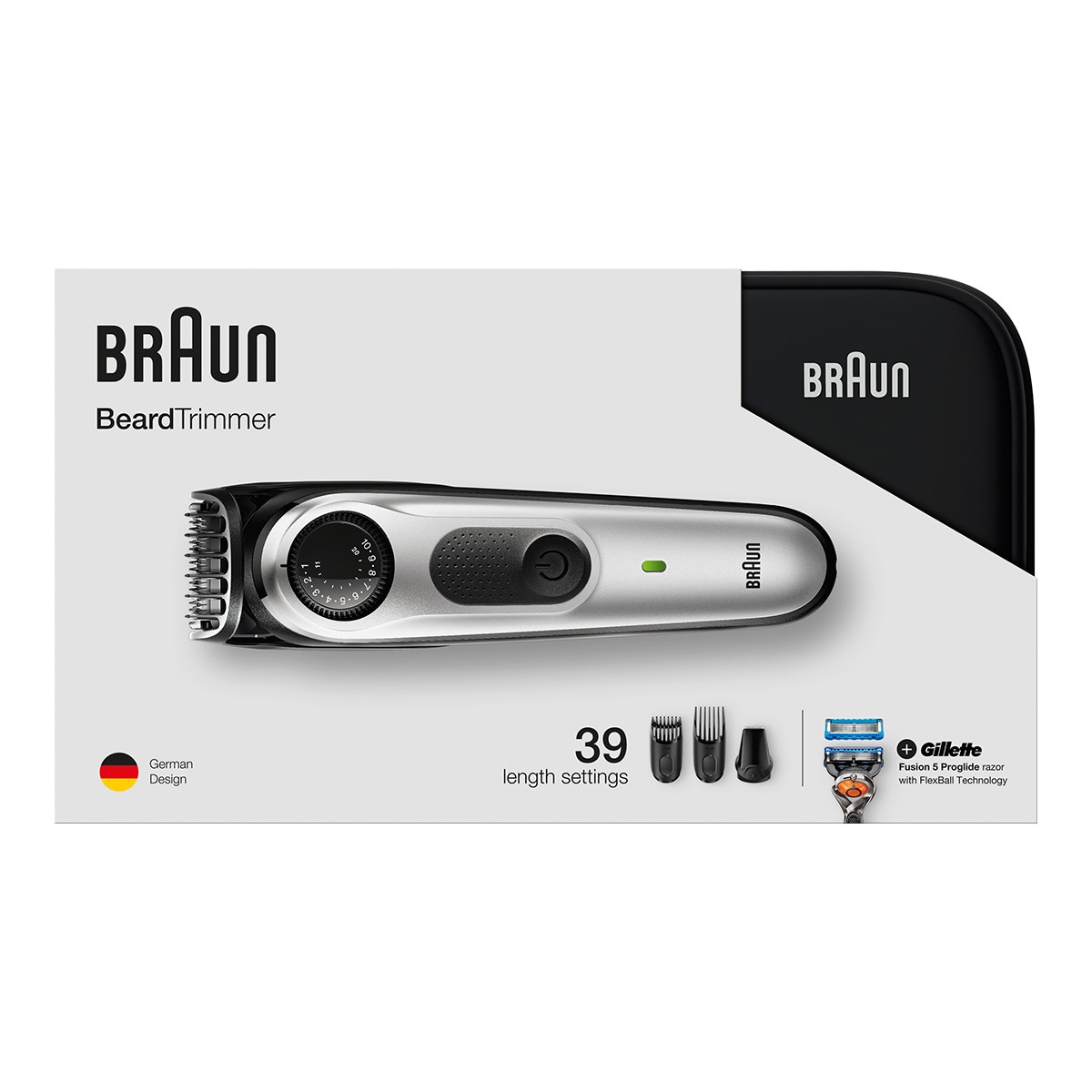 Barbero - Braun BT5960TS, LED, Precisión, Carga rápida, 0.5-2cm, Lavable, Negro