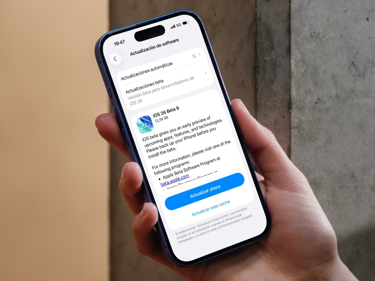 La beta 9 de iOS 26 ya está aquí, pero su llegada es toda una sorpresa ...