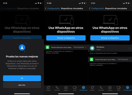 Whatsapp Multidispositivo Ios