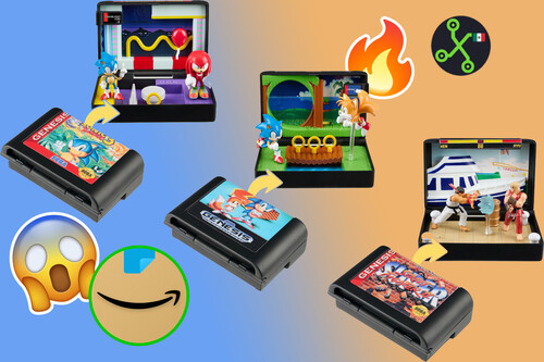 Coleccionables Cartuchos Sega Genesis Sonic Street Fighter Amazon Mexico Preventa Ofertas Descuentos Videojuegos