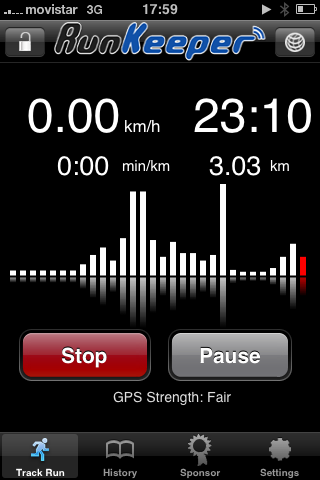 RunKeeper, sustituto al Nike+ en el iPhone
