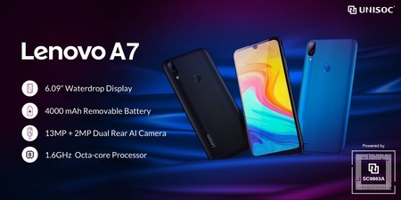 Lenovo A7: nuevo modelo de entrada con procesador Unisoc y batería extraíble de 4.000 mAh
