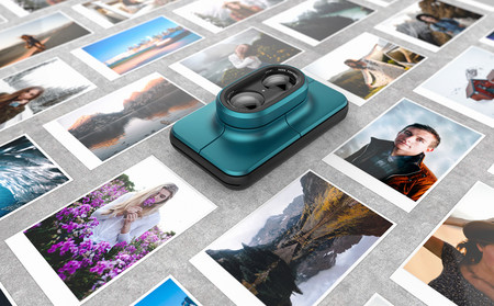 Print, un nuevo concepto de cámara híbrida digital e instantánea con un diseño moderno y atractivo