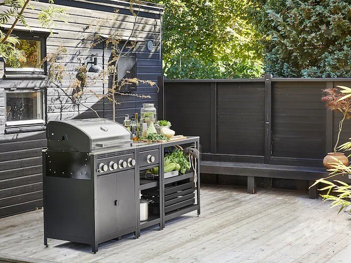 Muebles de Ikea de exterior con los que convertir tu barbacoa en una