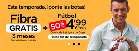 Jazztel se lanza a por el fútbol con Primera, Segunda, Copa y Partidazo por 4,99 euros