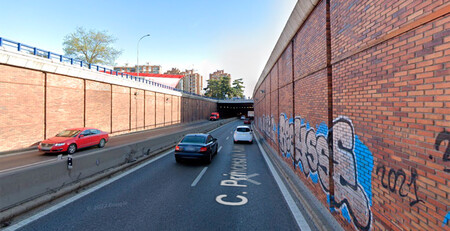 Túnel A-42 de enlace con la M-30 de Madrid