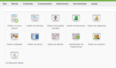 CMS para añadir contenidos a nuestra web