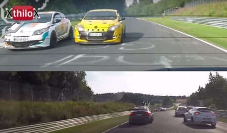 Plan extremo para estas vacaciones: slalom al límite entre coches en Nürburgring