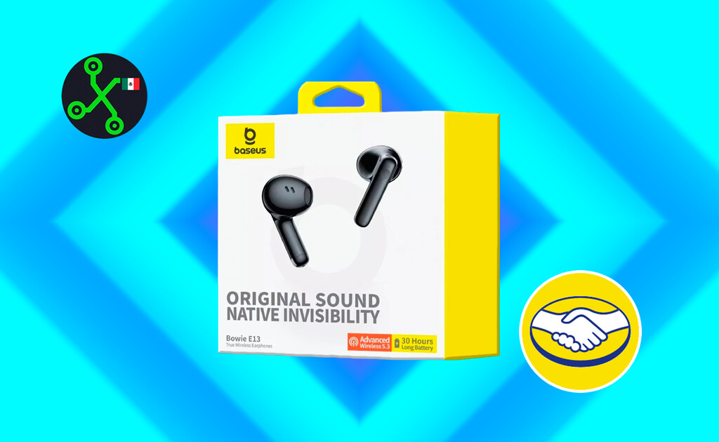 Estos audífonos inalámbricos Baseus tienen un brutal descuento que los deja en tan solo 171 pesos en Mercado Libre 