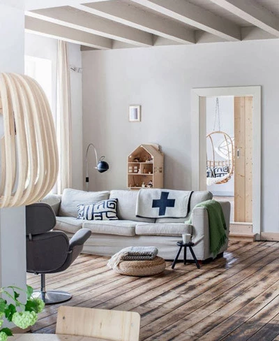 Preciosa vivienda en la que la madera es protagonista absoluta