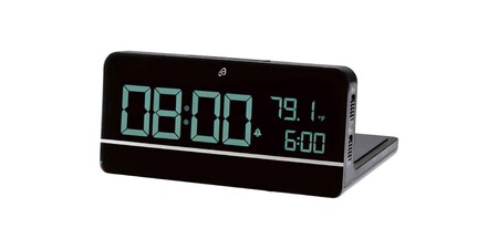 despertador digital con estación de carga Qi