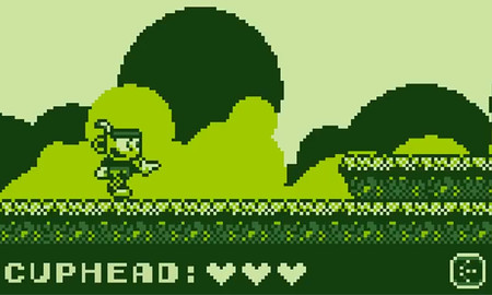 Así habría sido Cuphead en una Game Boy