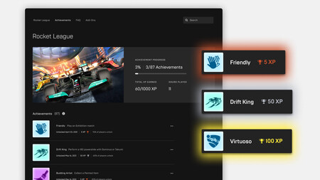 Epic Games Store anuncia un sistema de logros renovado que se lleva los puntos de Xbox y los trofeos de PlayStation