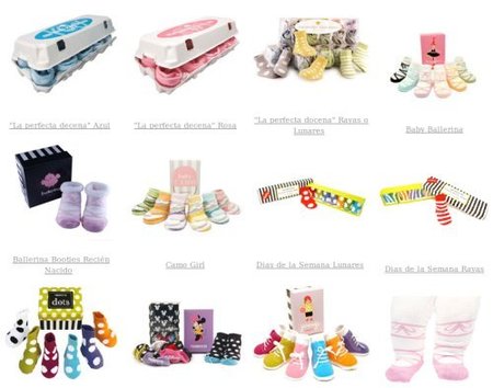 Originales calcetines y leotardos para bebés