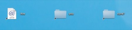 Elimina el, horrible, icono de los alias en Mac OS X