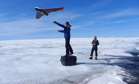 La inestabilidad del hielo de Groenlandia ha sido constatada por drones