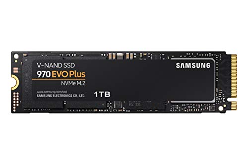 Samsung MMZ-V7S1T0BW 970 EVO Plus 1 TB PCIe NVMe M.2 (2280) Unidad interna de estado sólido (SSD), Negro (Black)