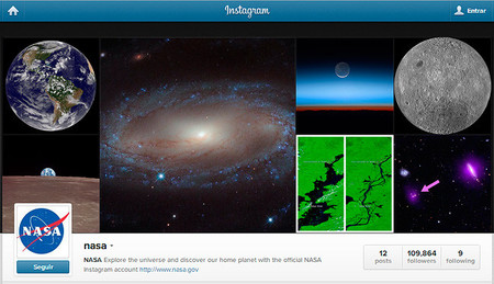 Disfruta ahora de las fotografías de la NASA en Instagram
