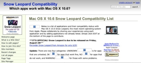 ¿Están preparadas tus aplicaciones para Snow Leopard?