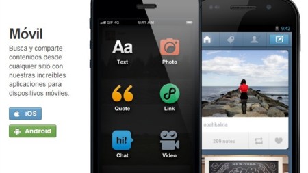 Tumblr incorpora publicidad en sus aplicaciones móviles