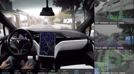 Tesla Autopilot trabajadores