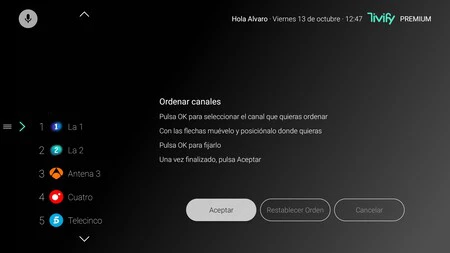 Cómo ordenar canales en una Smart TV de Xiaomi