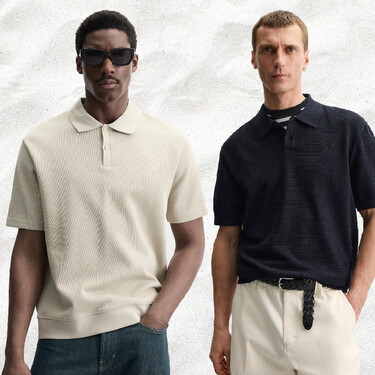 Zara tiene en tres colores y rebajado el polo de punto más fresco y formal para llevar todo el verano  