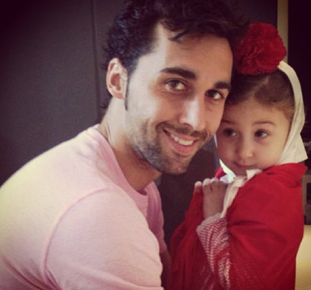 Muero de monería con Álvaro Arbeloa y su chulapita