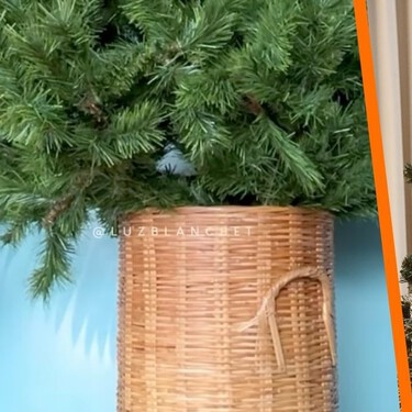 El mejor truco para que tu árbol de Navidad nunca se caiga: solo necesitas dos elementos