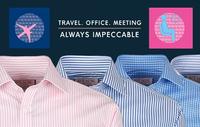 Camisas The Traveller, para lucir impecables durante el viaje