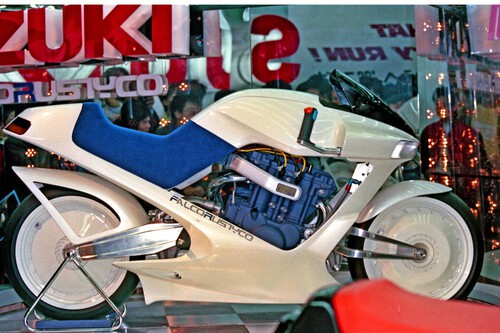 A moto Falcorustyco, da Suzuki / Imagem: Suzuki