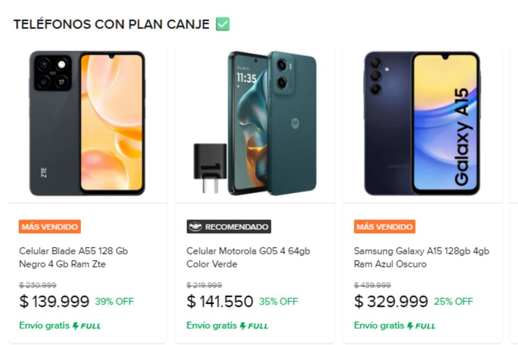 Cómo poner en oferta un celular usado y comprarte uno nuevo con el Plan Canje de Mercado Libre, paso a paso. Y si es Samsung, tenés un beneficio extra 