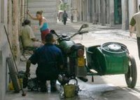 Sidecar en Cuba