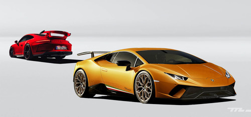 Comparativa: Porsche 911 GT3 frente a Lamborghini Huracán Performante, en búsqueda de sensaciones
