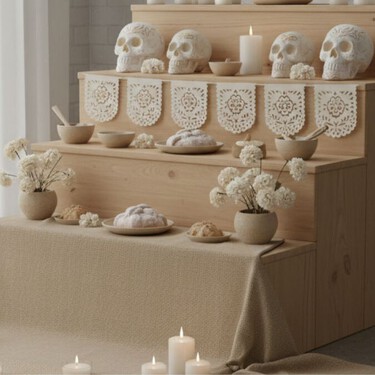 Ni mandarina ni caña: la tendencia del ‘clean look’ que opaca a la tradición de Día de Muertos