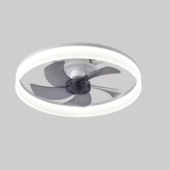 IRALAN-ventilador de techo moderno con luz, 3000K-6500K, regulable, 6 velocidades de viento, ventilador eléctrico silencioso, lámpara LED para dormitorio y sala de estar