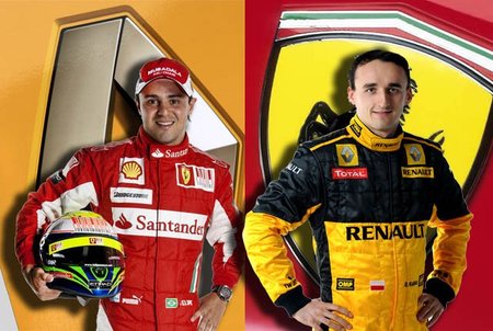 Robert Kubica a Ferrari y Felipe Massa a Sauber