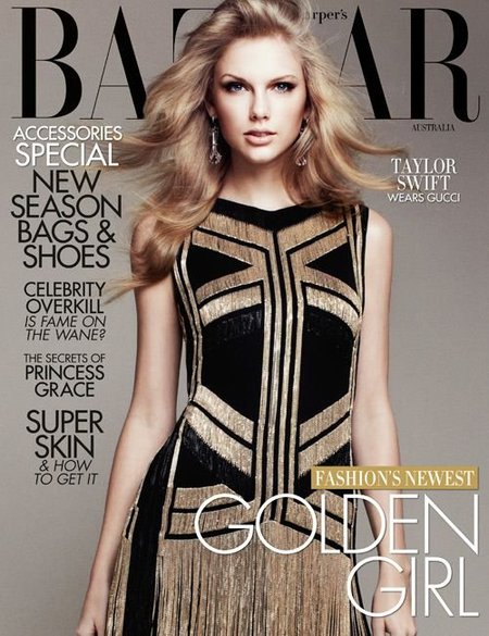 Taylor Swift, elegante y espectacular en Harper's Bazaar