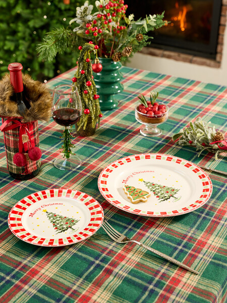 Decoración de mesa de Navidad