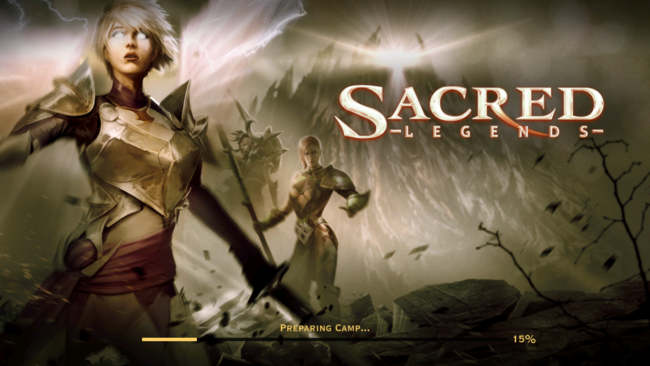 Sacred Legends Title